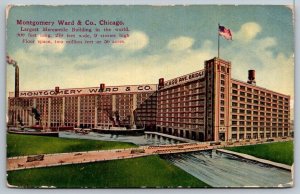 Montgomery Ward & Co.   Chicago  Illinois   Postcard  c1915