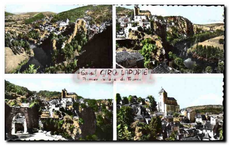 Postcard Old Saint Cirq Ladodie First Village of France