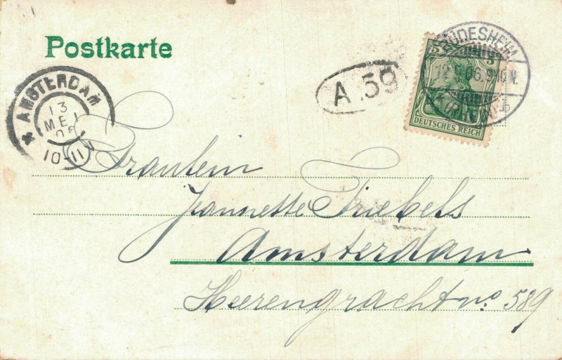 Germany Gruss Vom Nationaldenkmal Vintage Postcard 08.26