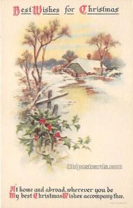 Christmas  Ellen H Clapsaddle Wolf Publishing Unused 