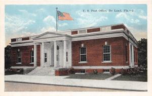A85/ Deland Florida Fl Postcard c1915 U.S. Post Office Building