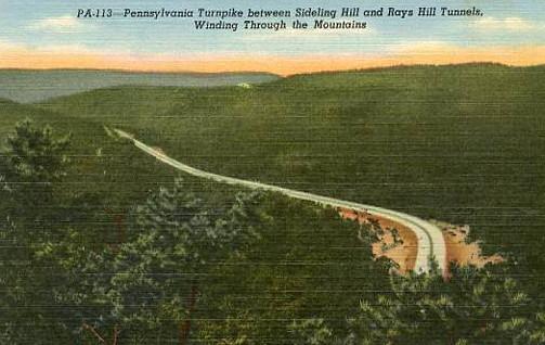 PA - Pennsylvania Turnpike  Between Sidling Hill and Ray's Hill Tunnels