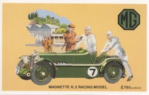 Magnette K3 Sports Racing Classic Car Model Advertising Postcard