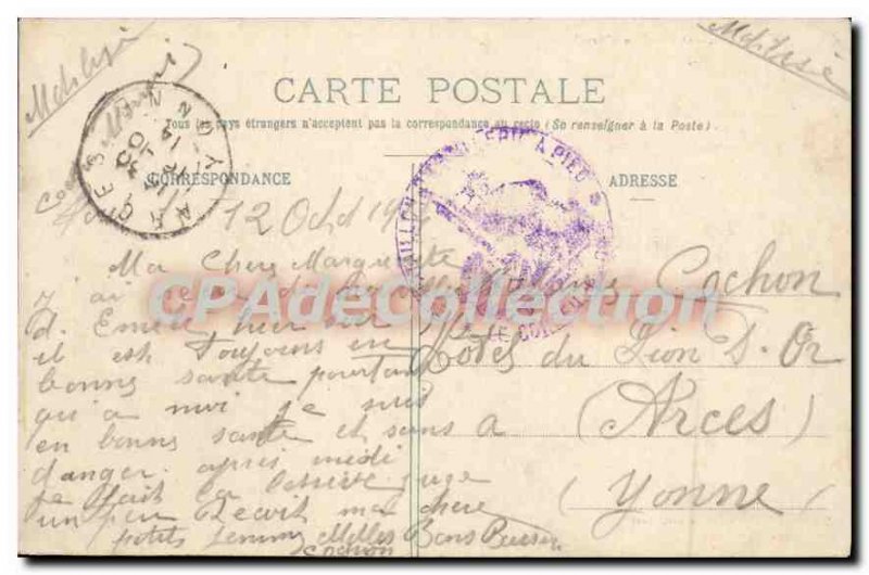 Old Postcard Toul On 6th Artillery Battalion