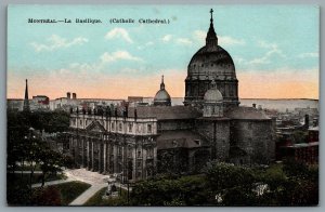 Postcard Montreal Quebec c1910s La Basilique Catholic Cathedral
