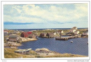 Peggy´s Cove on the beautiful south shore of Nova Scotia, Canada, 40-60s