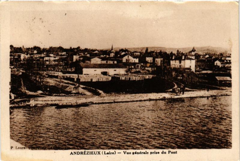 CPA ANDRÉZIEUX - Vue Générale prise du Pont (430353)