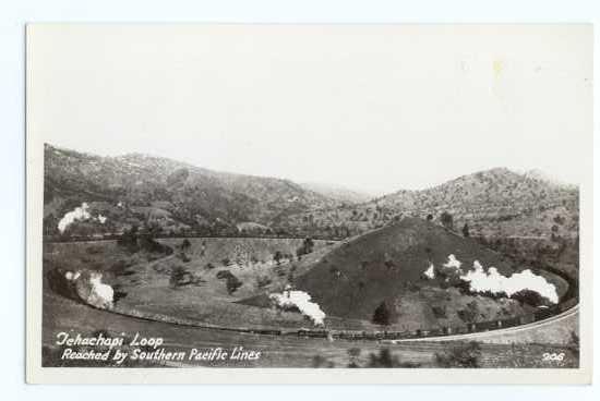 RPPC, Tehachapi Loop on Southern Pacific Railroad in California, CA, EKC RP