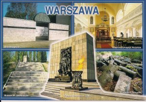 JUDAICA Warsaw Poland,.Ghetto Memorial, Holocaust, Mila 18, Nozik Synagogue