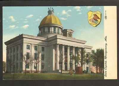 State Capitol Montgomery Alabama 1910c postcard