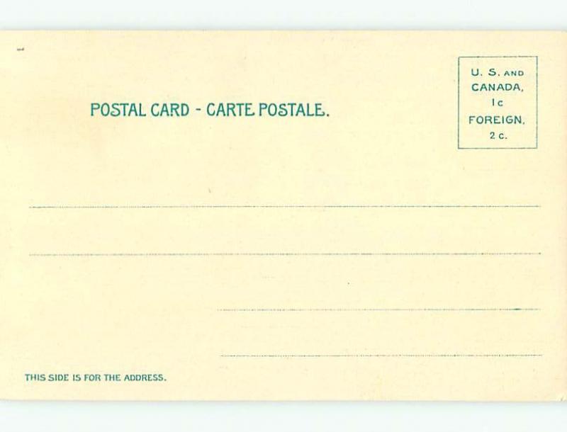 Unused Pre-1907 STATE CAPITOL Springfield Illinois IL t3413