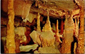 Kentucky Mammoth Cave National Park Onyx Colonnade In Mammoth Cave