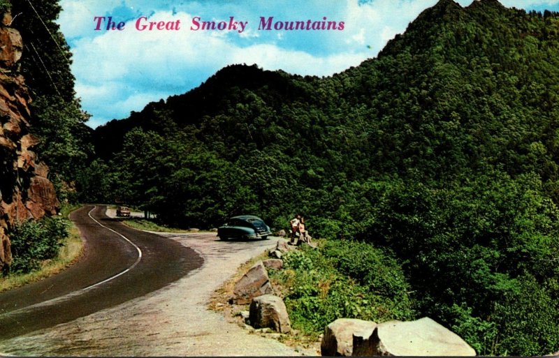Tennessee Smoky Mountains View Of The Chimneys 1966