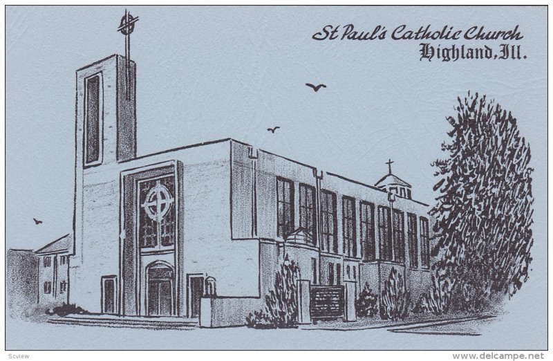 HIGHLANDS , Illinois , 50-60s ; St Paul's Catholic Church