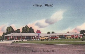 Postcard Village Motel Cleveland OH