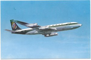 Olympic Airways Boeing Jet 707-320. Mint card.