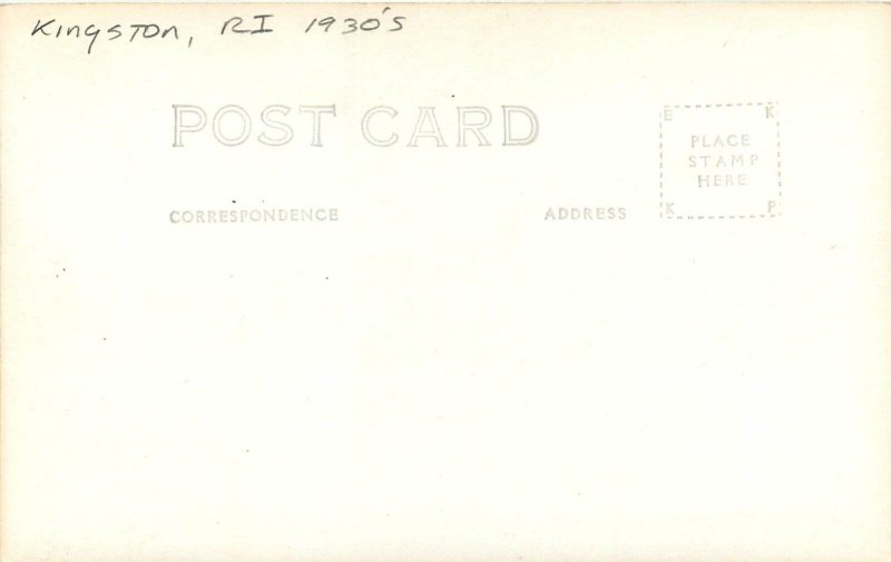 Postcard RPPC Rhode Island Kingston East Hall RIS 1930s 23-9816