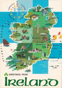 Map Of Ireland 1988