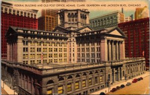 Illinois Chicago Federal Building and Old Post Office 1949