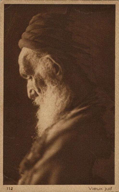 Old Jewish Man, Judaica (1920s) L. & L. 112 Postcard