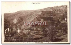 Old Postcard Vieux Chateau Chouvigny and Sioul