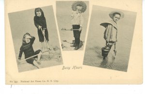 Swimming/Bathing - Busy Hours, Children at the Beach in Florida