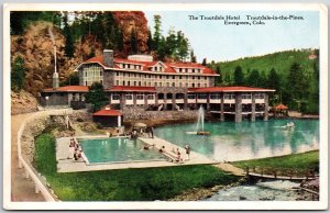Ervergreen Colorado CO, Troutdale Hotel, Troutdale In Pines, Resort, Postcard