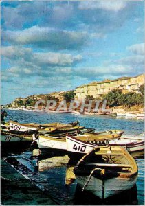 Postcard Modern Sozopol fishing port Boat