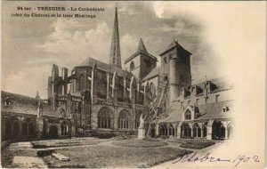 CPA TREGUIER La Cathedrale et la Tour Hastings (1166482)