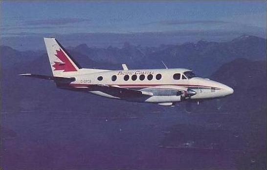 PACIFIC COASTAL AIRLINES BEECHCRAFT KING AIR 100 C-GPCB