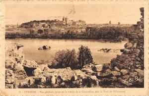 BF10274 vue generale prise de la breche de la co avignon france       France