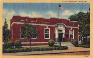 Postcard US Post Office Laurel DE