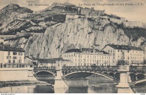 GRENOBLE, France, 1900-10s; LePont de l'Esplanade et les Forts