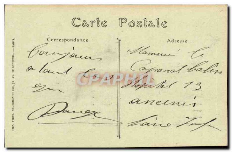 Paris Grand Palais Post Card Old