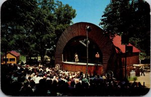 Stage Performance, Buck Lake Ranch, Angola IN Vintage Postcard O77