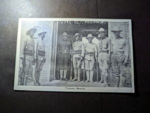 Mint USA Military Army PPC Postcard Mexican Revolution Tijuana Mexico