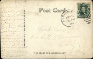 Albion MI 1908 Flood Damage Postcard