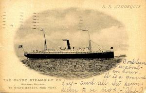 Clyde Steamship Co. - SS Algonquin