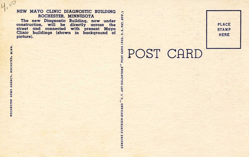 MN - Rochester. Mayo Clinic, Diagnostic Building