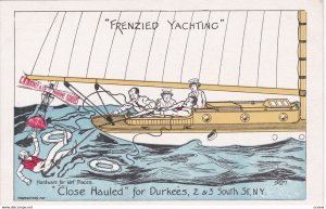 Yacht Racing Comic ; Close Hauled for Durkees , 00-10s