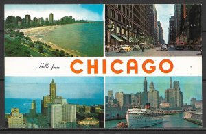 Illinois, Chicago - Hello From - Multi-View - [IL-097]