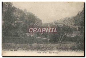 Postcard Old Vaison Old Roman Bridge