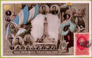 af1159 - ARGENTINA - Vintage Postcard - Centenario 1810-1910