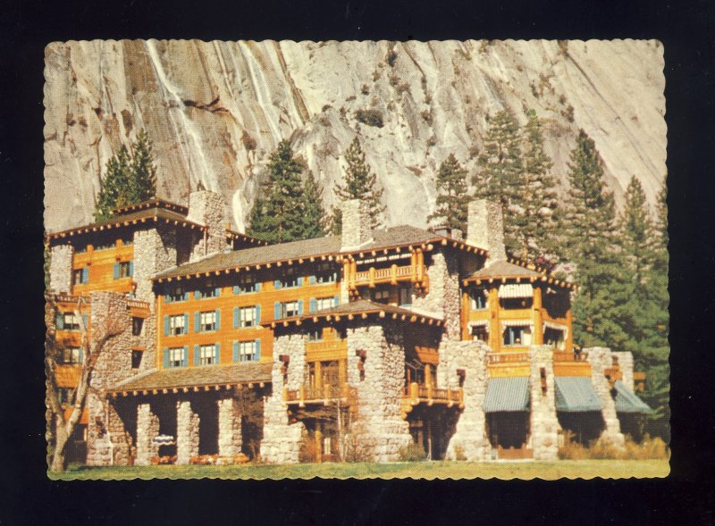 Yosemite National Park, California/CA Postcard, Ahwahnee Hotel & Royal Arches