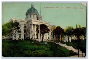 c1910 Alabama State Capitol Montgomery Alabama AL Posted Antique Postcard