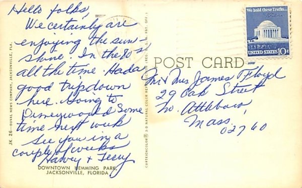 Downtown Hemming Park Jacksonville, Florida