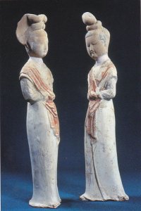 Chinese Relics Figurines Beautiful Women Tang Dynasty Splendid China Kissimme...