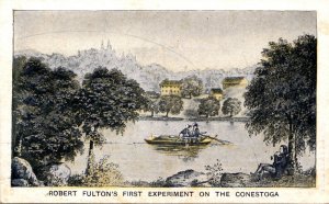 History Robert Fulton's First Experiment On The Conestoga