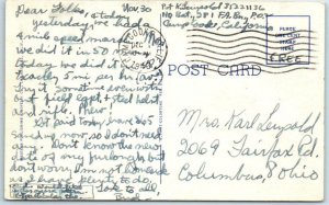 CAMP COOKE (Vandenberg), CA  ~ WWII Era  DIVISION HEADQUARTERS 1943  Postcard
