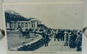 Vintage Postcard Look Out Mount Royal  Montreal Canada